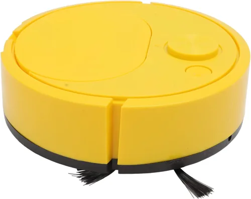 Miniatura 8 de Robot Aspirador Multifuncional Carga USB Mini Robot de Barrido Inteligente para Pisos de Madera Azulejos Alfombra (Amarillo) Roboticvacuumcleaner