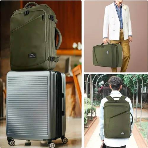 Miniatura 88 de MATEIN - Mochila de viaje extragrande de 10.56 galones, mochila de viaje ampliable apta para aerolíneas, para viajeros de fin de semana, hombres