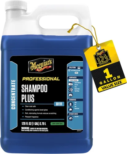 Meguiar's D11101 Shampoo Plus jabón de lavado para autos, 1 galón