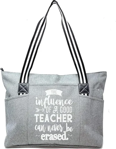 Miniatura 41 de Brooke & Jess Designs Teacher Tote Bag for Work - Teacher Handbag Gifts for Women, Teacher Bag Best Teacher Appreciation Gift