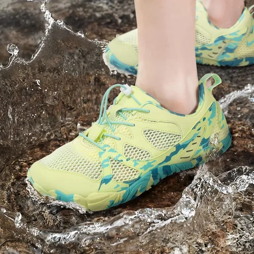 Miniatura 6 de Lefflow Zapatos de agua de senderismo para mujer, minimalistas, para playa, piscina, caminar, zapatos deportivos Caja de punta ancha