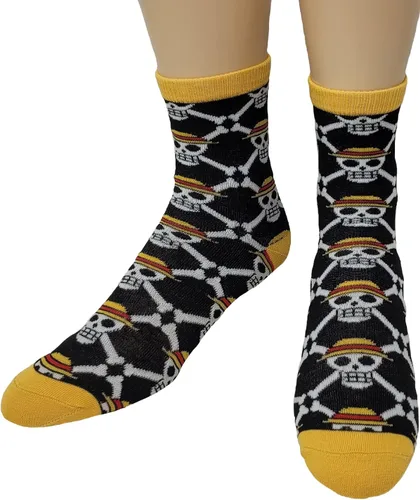 Miniatura 5 de Ripple Junction Calcetín redondo de anime de una pieza 2 pares con licencia oficial para adultos para hombres y mujeres