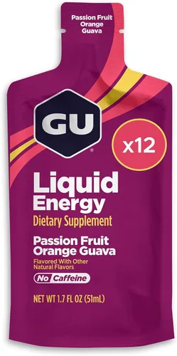 Miniatura 11 de Gel de Energía Líquida GU Energy con Carbohidratos Complejos, Vegano, Sin Gluten y Sin Lácteos, Energía Para Llevar Para Cualquier Entrenamiento, 12