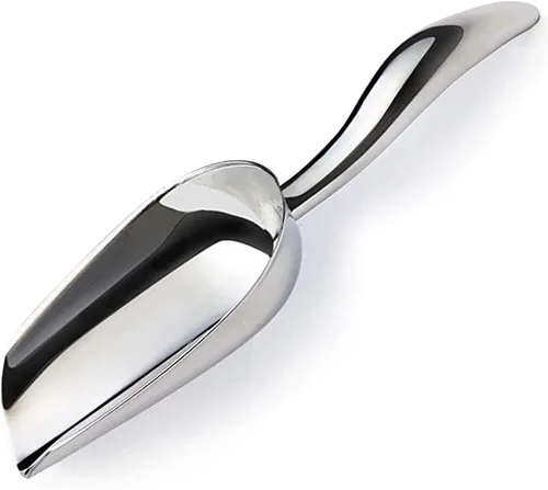 Miniatura 7 de JBscoop Cuchara de hielo, pequeña cuchara de metal para alimentos, para cocina, bar, fiesta, boda, 6 onzas, 8.5 pulgadas