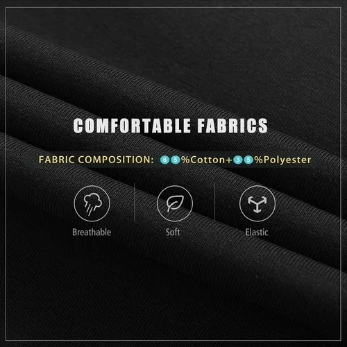 Miniatura 5 de BUXKR - Pantalones deportivos ajustados con bolsillos profundos para hombre, para gimnasio, correr y fisioculturismo