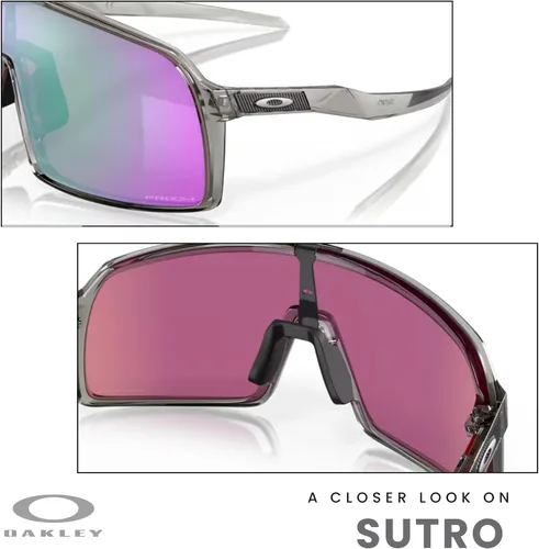 Miniatura 88 de Oakley Sutro OO9406 / OO9462 - Lentes de sol para hombre, kit de correa de accesorios, bolsa de microfibra