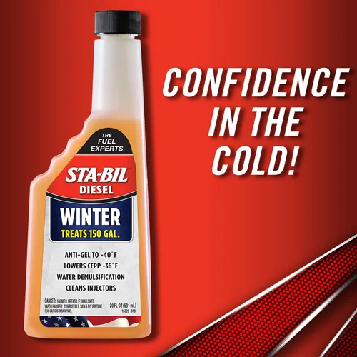 Miniatura 5 de STA-BIL Diesel Winter Anti-Gel - Evita la gelificación de combustible hasta -40 grados Fahrenheit - Limpia los inyectores - Trata 250 galones