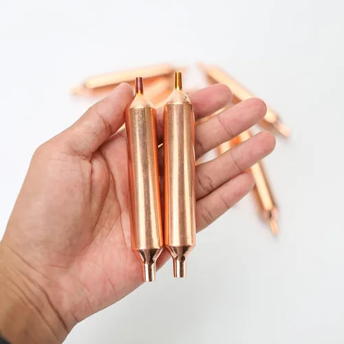 Miniatura 7 de Secador de 10 filtros de cobre de refrigeración - Secador de filtro de refrigerador de 4.528 x 0.709 in con orificio de diámetro interior de 0.118