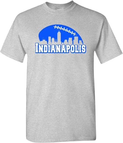 Miniatura 54 de Xtreme Apparrel City Skyline - Camiseta de hombre para los aficionados al fútbol americano Baltimore - Camisa púrpura