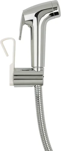 Miniatura 5 de Brondell PS-91C PureSpa Essential – Pulverizador manual de bidé para inodoros, incluye manguera de metal en espiral y funda, temperatura ambiente