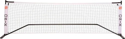 Miniatura 24 de ONIX Pickleball 2 en 1 Juego de red portátil de tamaño reglamentario y red de práctica incluye estuche de transporte con ruedas