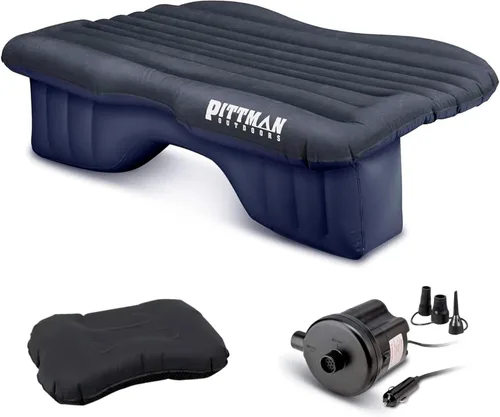 AirBedz de Pittman Outdoors - Colchón de aire inflable de PVC para asiento trasero, negro - Tamaño mediano para Jeeps, autos, SUV y camionetas