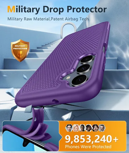 Miniatura 903 de FNTCASE Funda para iPhone 17 Pro: Fundas delgadas translúcidas de color azul claro compatibles con MagSafe, protección completa de la cámara