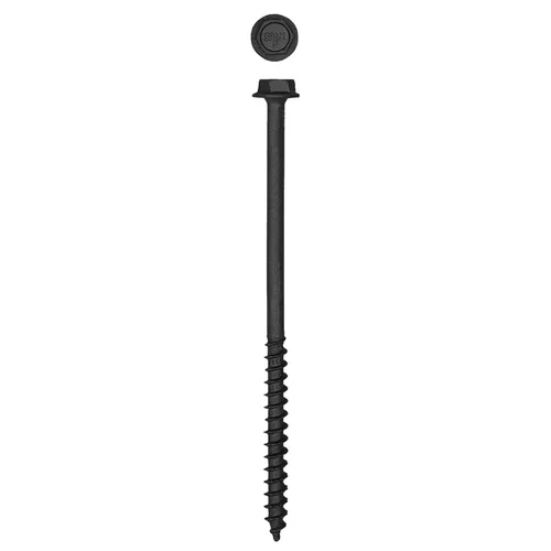 Miniatura 21 de Tornillos de retraso de madera estructural con cabeza hexagonal exterior de 1/2 "x 5" Powerlags Hex (25 EA)