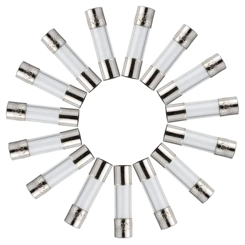 Miniatura 3 de BOJACK Fusibles de vidrio de soplado rápido de 0.197x0.787 in 6.3A 6.3amp 250V 0.2x0.78 pulgadas F6.3AL250V (paquete de 20)