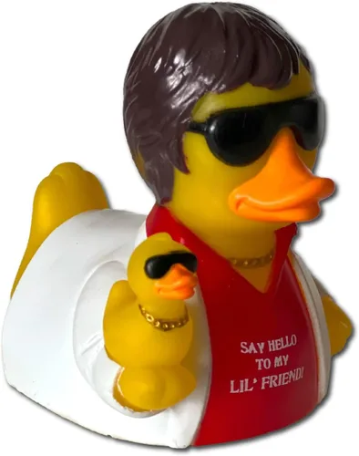 Miniatura 7 de CelebriDucks Say Hello to My Lil' Friend - Patos de goma de baño coleccionables, flotantes; regalo para niños y adultos de todas las edades