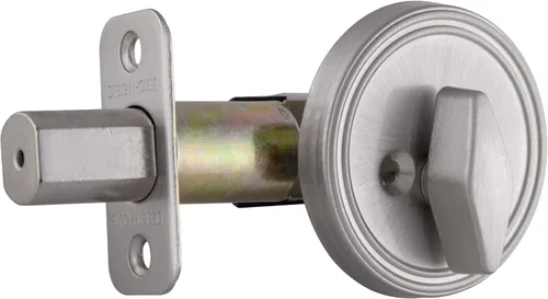 Miniatura 12 de Design House Cerradura de cilindro doble de sobrepuesto, cerradura de puerta delantera de latón pulido, se adapta a fondos de 2-3/4" y 2-3/8