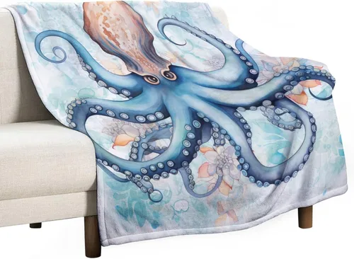 Miniatura 8 de Manta de verano con parches bohemios, vintage, bohemia, acogedora manta de franela para sofá, cama para niños y adultos, 30 x 40 pulgadas, manta