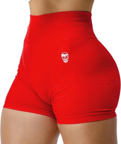 Miniatura 12 de Gymreapers Infinity Pantalones cortos de entrenamiento, sin costuras, de cintura alta, para mujer, pantalones cortos atléticos para gimnasio