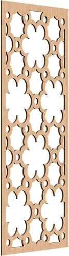 Miniatura 31 de Ekena Millwork WALW14X35X0250STGRO Southgate - Paneles de pared decorativos de madera con calado, 13 3/8 pulgadas de ancho x 34 3/8 pulgadas de rojo