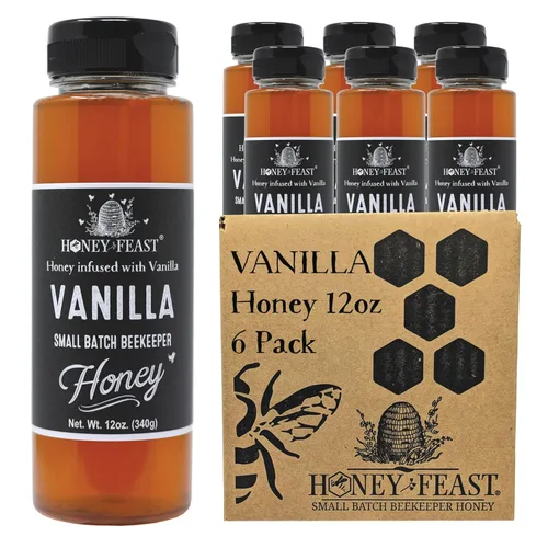Miniatura 52 de Honey Feast, Miel de Flor Silvestre, 12 Onza