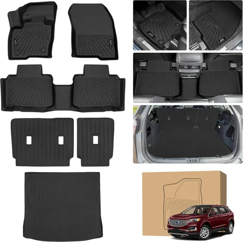 Miniatura 18 de Tapetes de suelo Peleus para Mercedes-Benz Sprinter 2500/3500 2025-2019, solo para furgoneta de carga, forros personalizados de goma TPE para todo