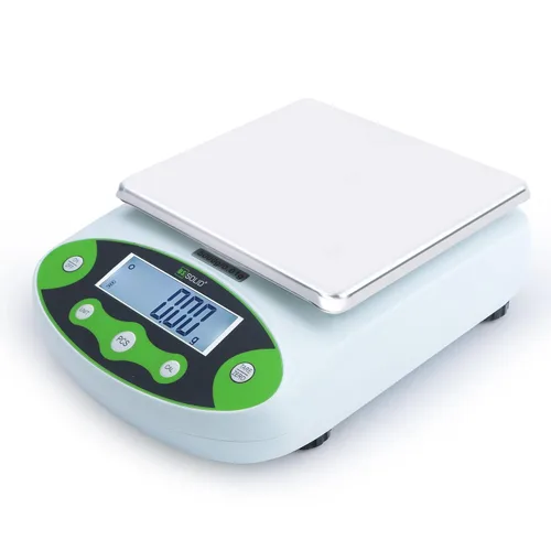 Miniatura 2 de U.S. Solid Balanza analítica digital 4.4 lbs x 0.00 oz, báscula de laboratorio de alta precisión, peso de calibración de 17.64 oz, 10