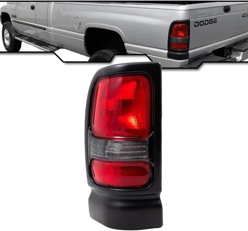 Miniatura 10 de Faros traseros para Dodge Ram 1500 1994-2001 (sin paquete deportivo) y pickup Ram 2500 3500 1994-2002, par izquierdo y derecho