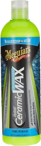 Meguiar's G200416EU Cera líquida de cerámica híbrida para auto 473ml Tecnología SiO2 avanzada