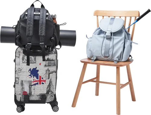 Miniatura 6 de EKE Mochila deportiva para gimnasio, yoga, tenis, regalo deportivo, versátil, para viajes, viajes, natación, patineta, bádminton, casual