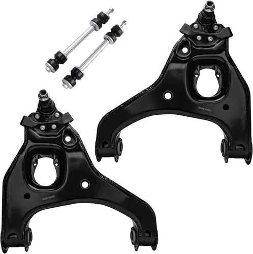 Miniatura 184 de Detroit Axle - Kit de 4 brazos de control delanteros para Ford Mustang 05-10, 2 brazos de control inferiores, 2 puntales 2005 2006 2007 2008 2009