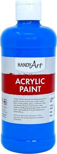 Miniatura 59 de Pintura acrílica para estudiantes, artesanías de 16 onzas. Plateado metálico