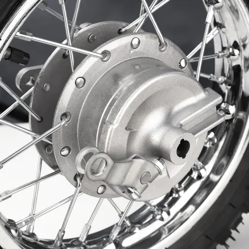 Miniatura 3 de 2.5-10 10" Neumático y rin de rueda trasera de 1.4 x 10 y freno de tambor con rodamiento de 12 mm para BBR50 DRZ70 TTR50 DRZ50 CRF50 PW50 TTR50