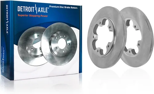 Miniatura 46 de Detroit Axle - Rotores de freno delanteros para Honda Accord Civic Element Fit Insight CSX ILX Rotores de freno de disco Reemplazo de rotores