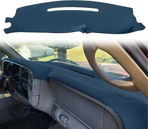 Miniatura 14 de Tapete de Cubierta del Tablero Compatible con GMC Sierra/Chevy Chevrolet Silverado 1999-2006 1500 2500 3500 HD, 2000-2006 GMC Yukon/Yukon XL/Chevy