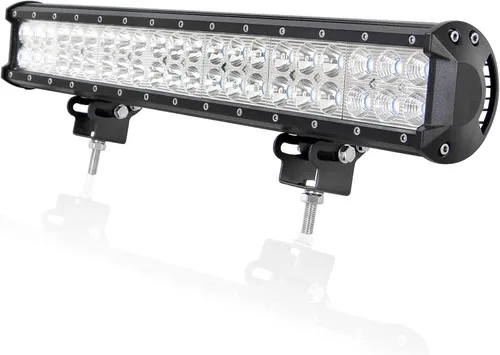 Miniatura 18 de AUXTINGS Barra de luz LED de trabajo de 12 pulgadas de 72 W con foco de inundación para todoterreno, para jeep, todoterreno, furgoneta, caravana