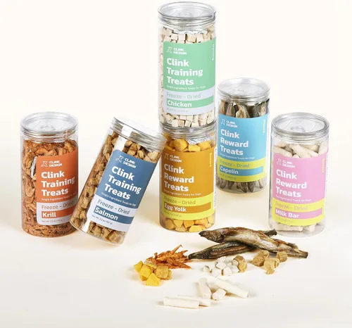 Miniatura 8 de Clink Design Golosinas liofilizadas para perros y gatos, golosinas para perros de un solo ingrediente, golosinas de entrenamiento 100% para perros