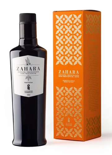Aceite de oliva virgen extra Zahara de Italia | AOVE puro siciliano | Cosecha temprana rica en polifenol prensado en frío | Ganador de múltiples