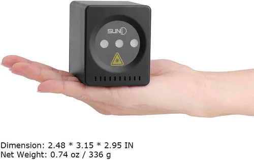 Miniatura 6 de SUNY - Mini luces de escenario portátiles recargables sin cable, 8 patrones RGB, proyector GOBO, luces de DJ activadas por sonido y música