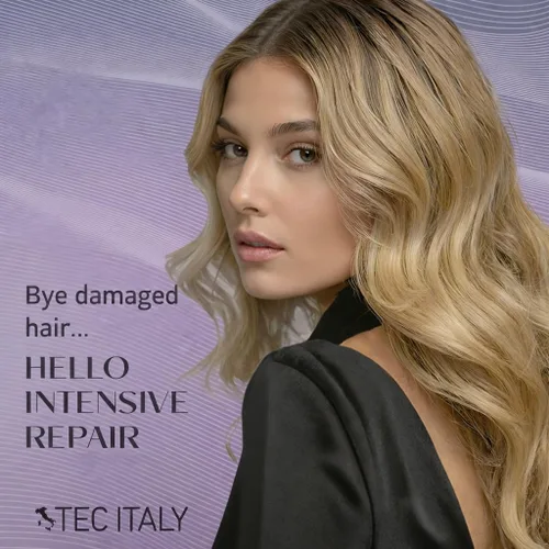 Miniatura 4 de Tec Italy Due Faccetta Massimo - Tratamiento sin enjuague para cabello sobreprocesado, protección UV UVA, control de encrespamiento, equilibrador