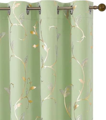 Miniatura 19 de BUHUA Cortinas Opacas de 63 Pulgadas de Largo, 2 Paneles con Aislamiento Térmico, Tratamiento de Ventana para Dormitorio, Cortinas Oscurecedoras