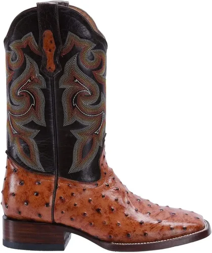 Miniatura 2 de Joe Boots Western Boots Para Hombre Avestruz Print Cuero 701