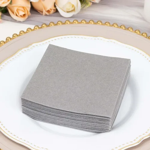 Miniatura 22 de Efavormart - Paquete de 20 servilletas de papel Airlaid suaves de lino de color burdeos, altamente absorbentes, desechables Borgoña