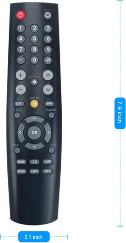 Miniatura 4 de RC-057 - Control remoto reemplazado para COBY TV TFTV1925 TFTV2225 LEDTV1935 LEDTV2326 LEDTV3226 LEDTV5536 LEDVD1596 TFTV2425 TFTV4028 TFTV3229