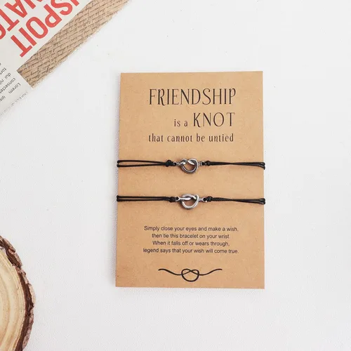 Miniatura 12 de Tiantian - Pulseras de la amistad para mujer, pulsera de mejor amiga con cuentas de piedra natural, elástico, dije de corazón de cristal curativo
