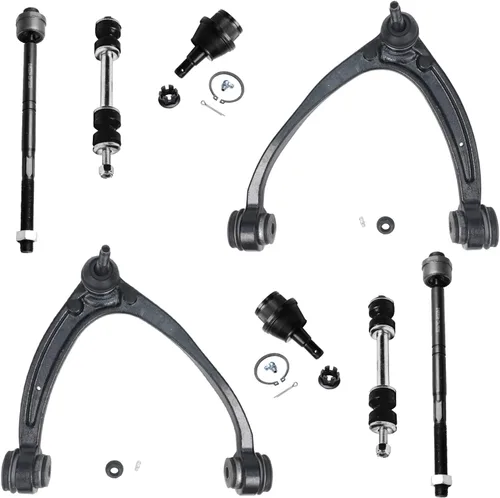 Miniatura 70 de Detroit Axle - Kit de brazos de control de extremo delantero de 8 piezas para Dodge Dakota 00-04, Durango 00-03, 4 brazos de control superior e