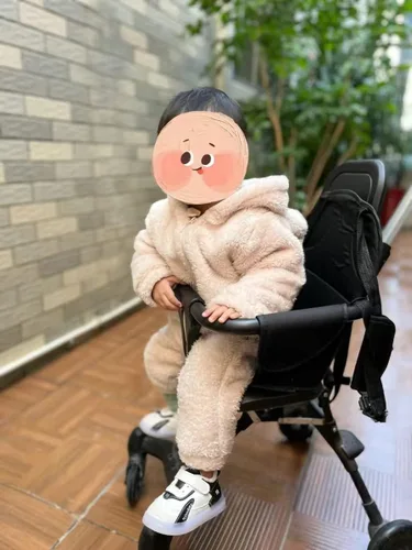 Miniatura 2 de Newborn Baby Snowsuit Fleece Lined Onesie Outfits Warm Hooded Romper for Infant