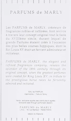 Miniatura 3 de PARFUMS de MARLY - Galloway - 4.2 Fl Oz - Eau De Parfum para Hombre - Notas de Salida Cítricos, Pimienta - Notas de Corazón Iris, Azahar - Notas
