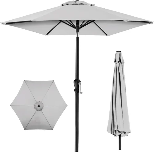 Miniatura 19 de Best Choice Products Sombrilla de patio al aire libre de 10 pies, sombrilla de mesa para exteriores, sombrilla de patio, sombrilla de mercado con 8
