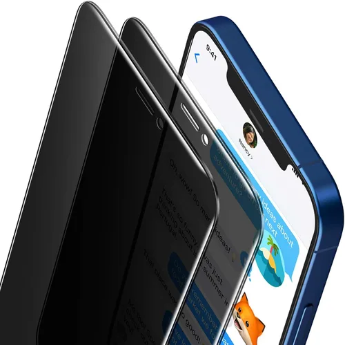 Miniatura 8 de ORIbox Protector de pantalla de cristal para iPhone 13 Pro Max, 3 paquetes de protección ocular antiarañazos, protector de pantalla de vidrio